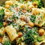 Brokkoli-Kichererbsen-Pasta