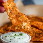 Buffalo-Ranch gebackene Hähnchenstreifen