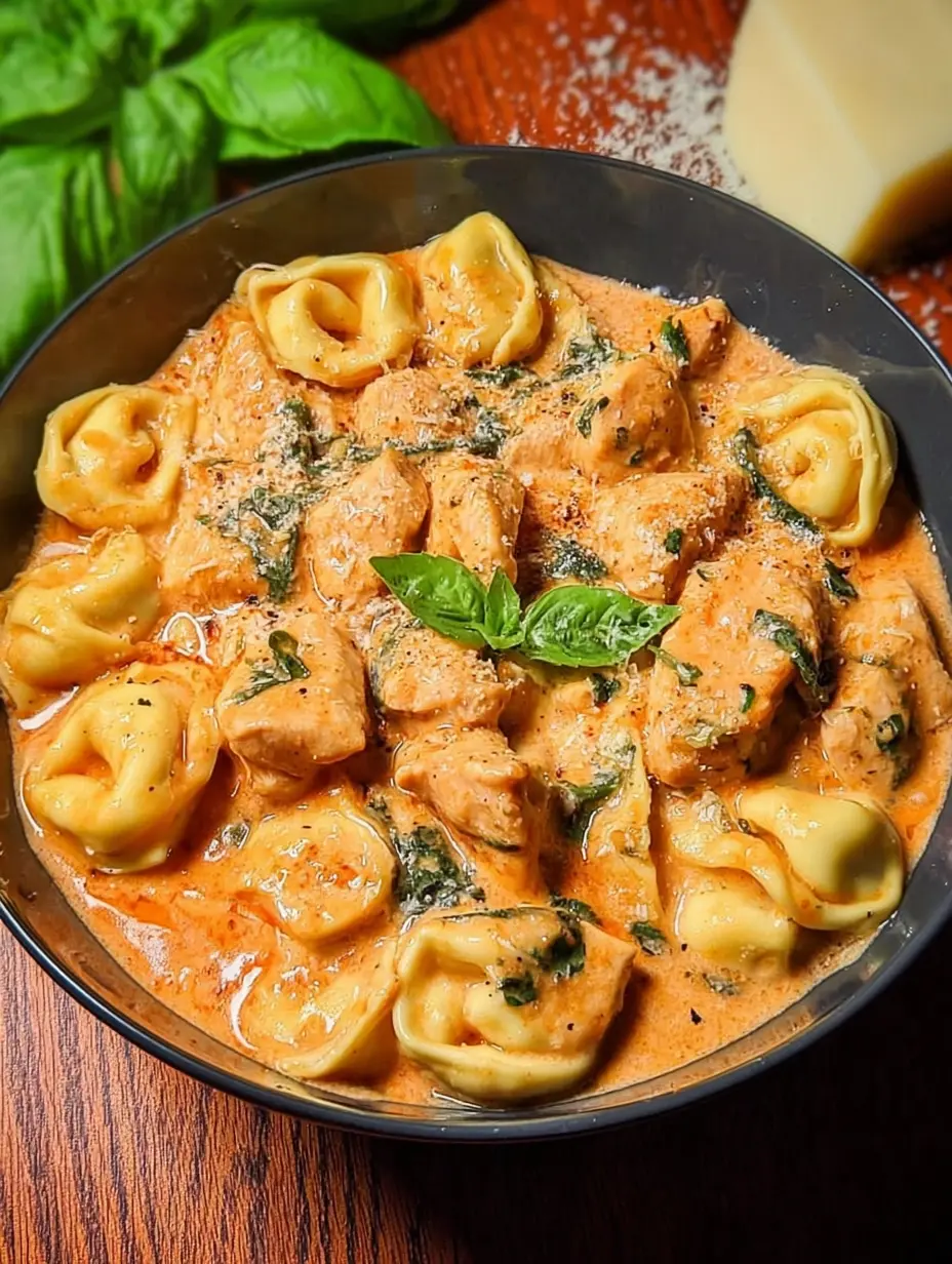 CrockPot Hähnchen-Tortellini
