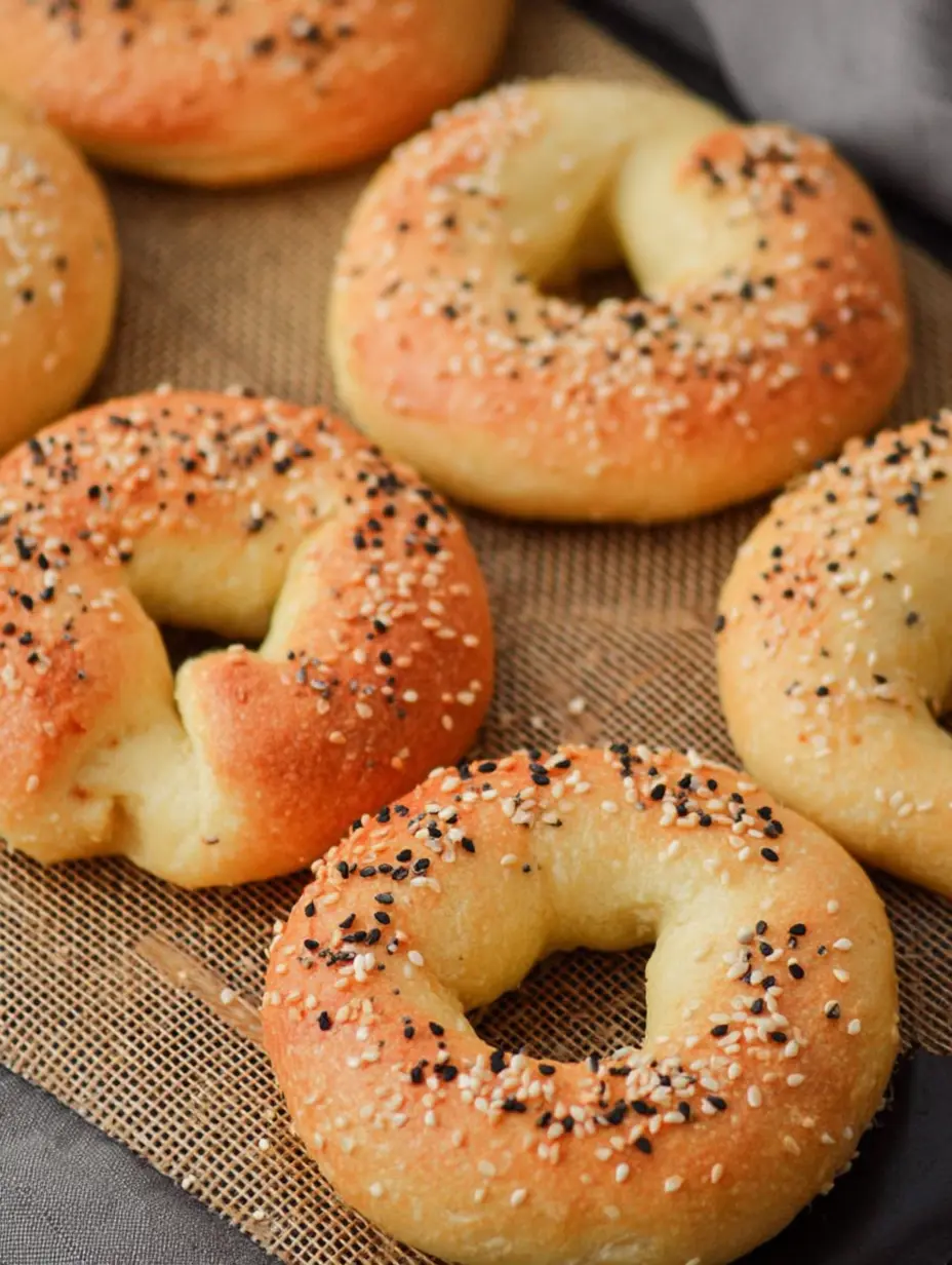 Einfache Bagels (glutenfrei)