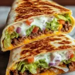 Einfacher Crunchwrap Supreme (knusprig & käsig)