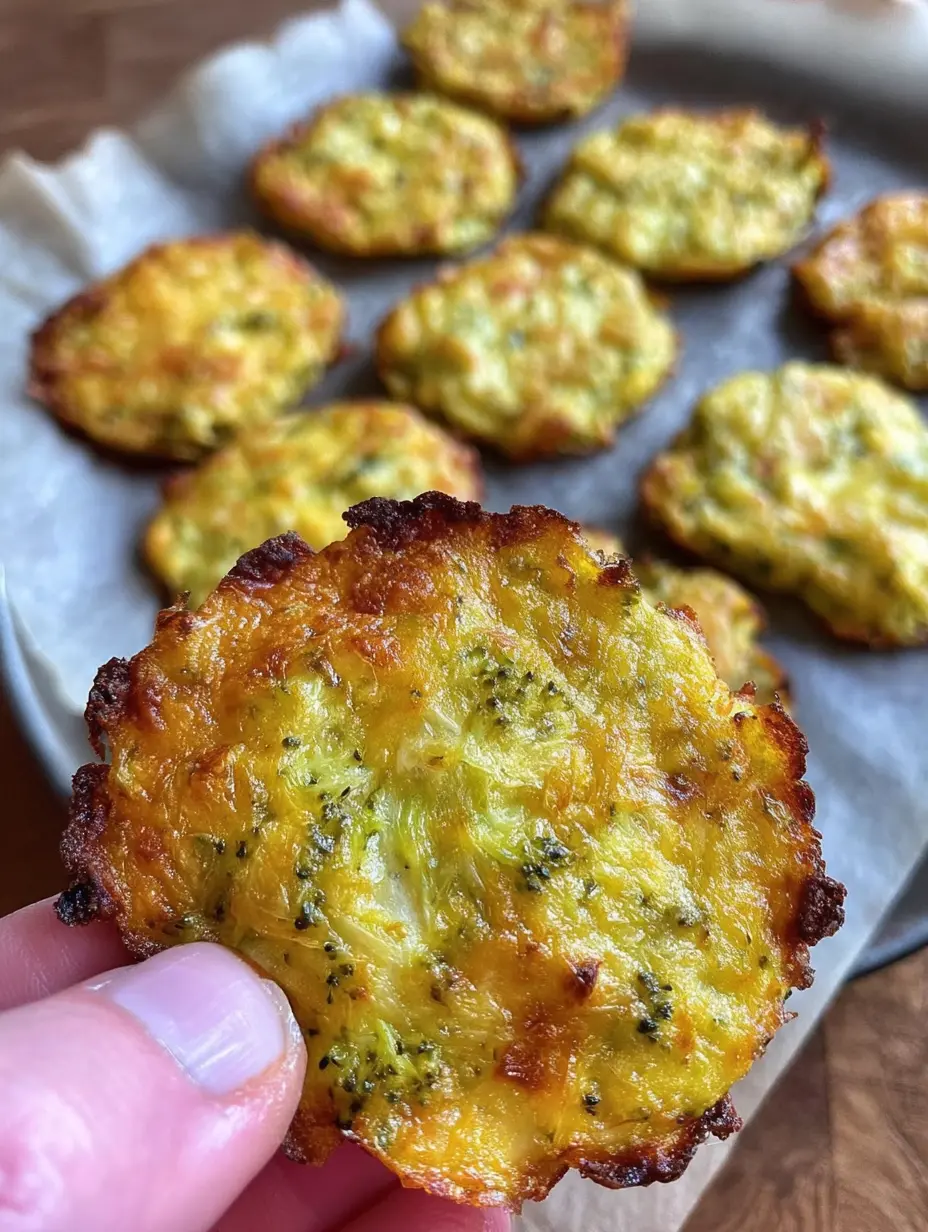 Low-Carb knusprige Brokkoli-Käse-Runden