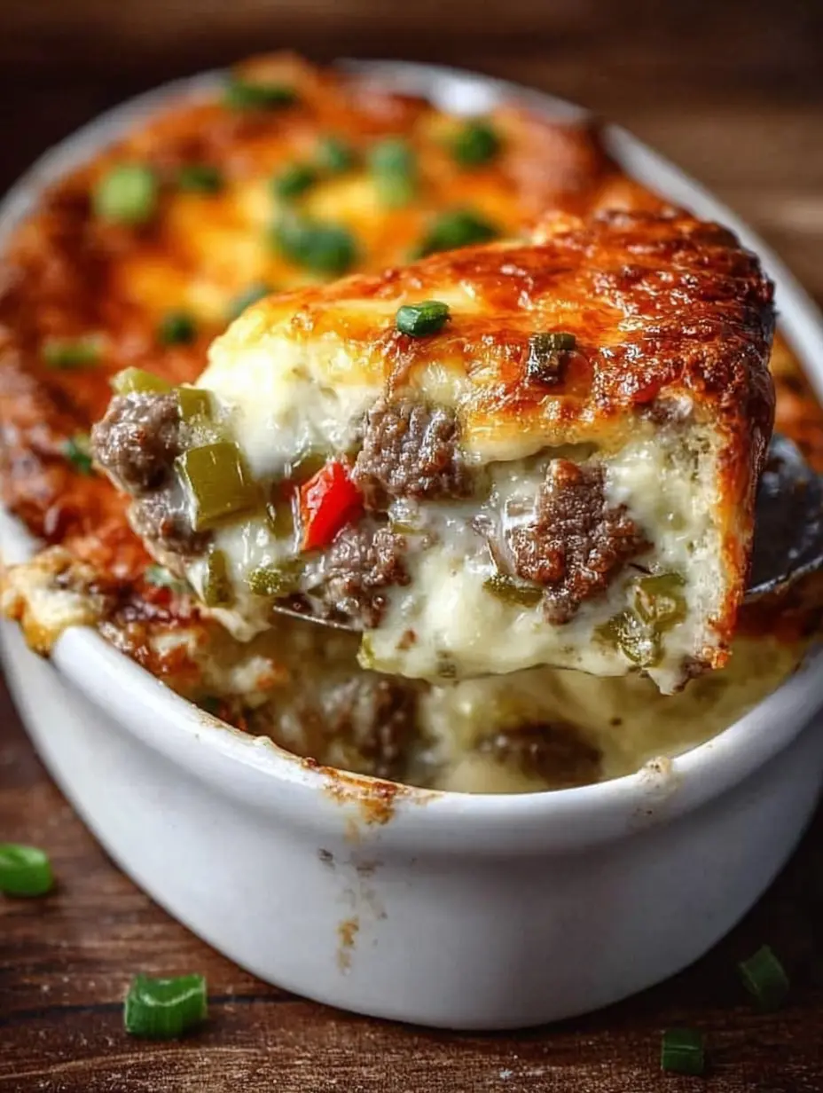 Philly Cheesesteak Auflauf