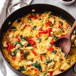 Toskanisches Hähnchen mit Spaghettikürbis